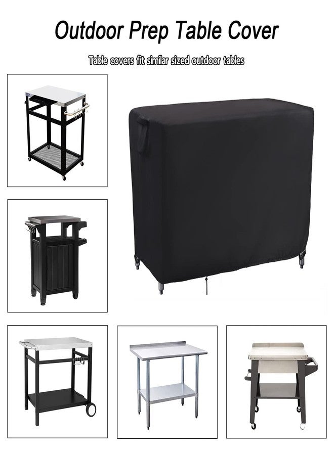 Kingling Outdoor Prep Table Cover, Waterproof Stainless Steel Table Covers Metal Table Cover Protection for Patio Kitchen Prep Work Tables - 36''L x 24''W x 35''H - Image 3